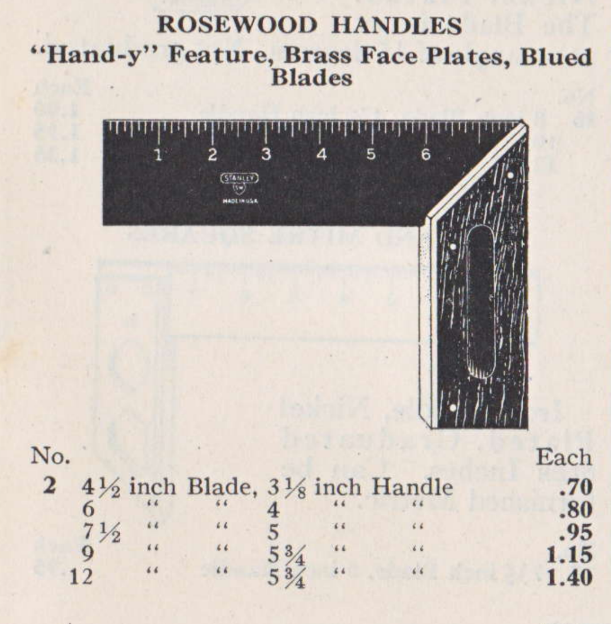 Stanley No 2 Type 4 - 1926 Catalog